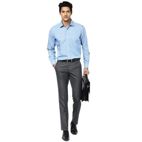 Man in corporate office wear shirt and trousers